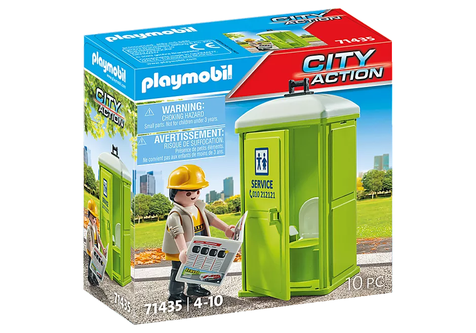 Playmobil City Action Portable Toilet 71435