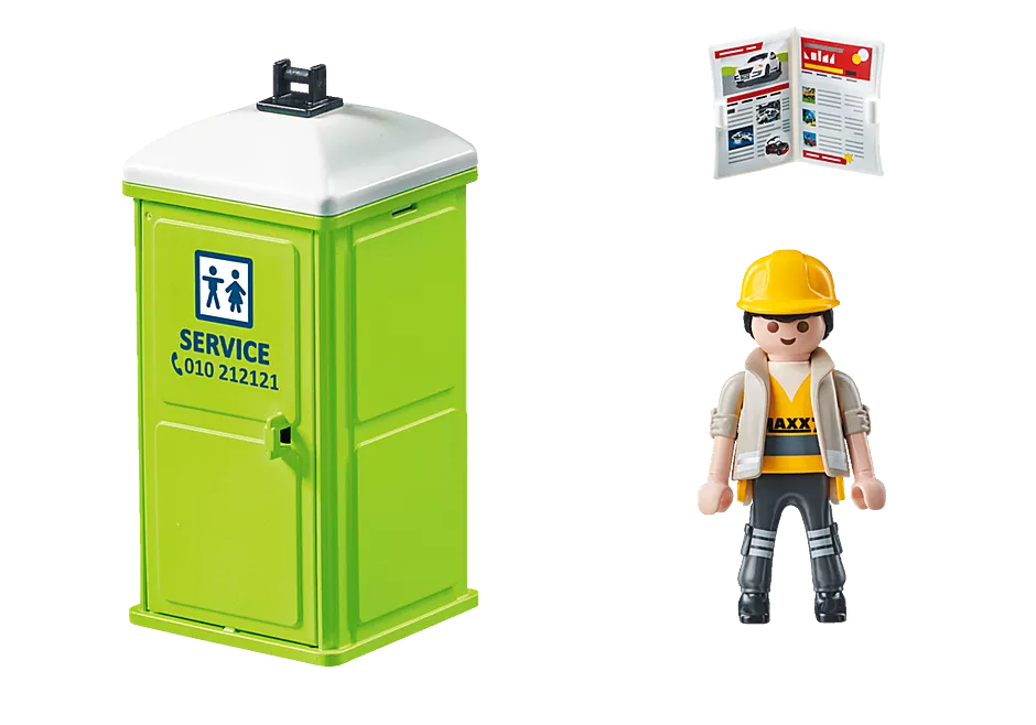 Playmobil City Action Portable Toilet 71435