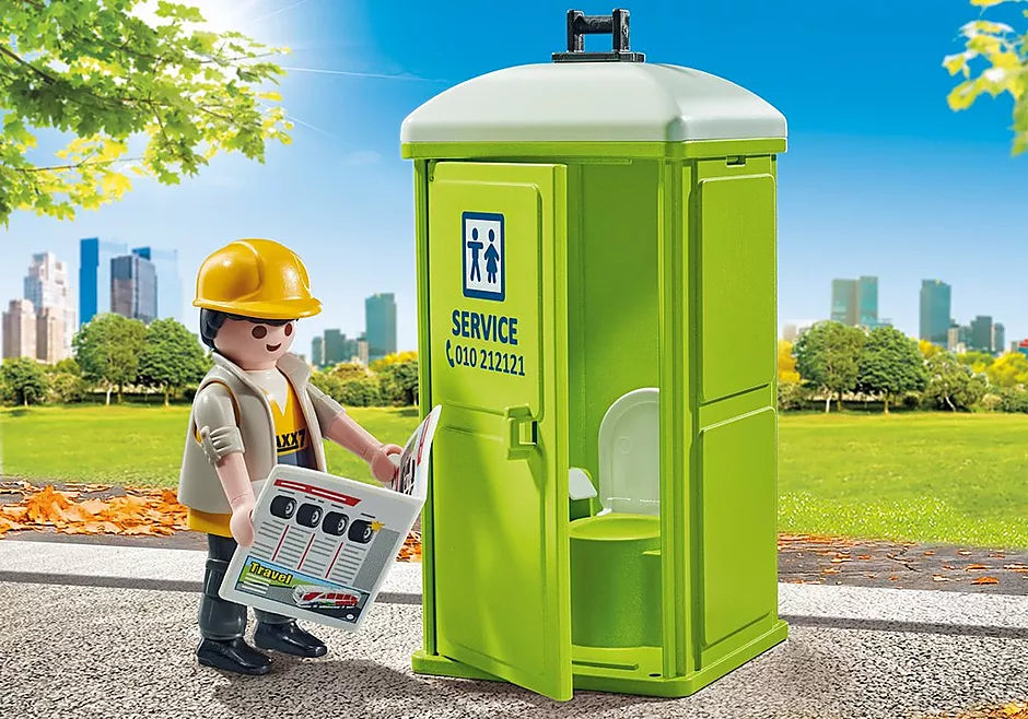 Playmobil City Action Portable Toilet 71435