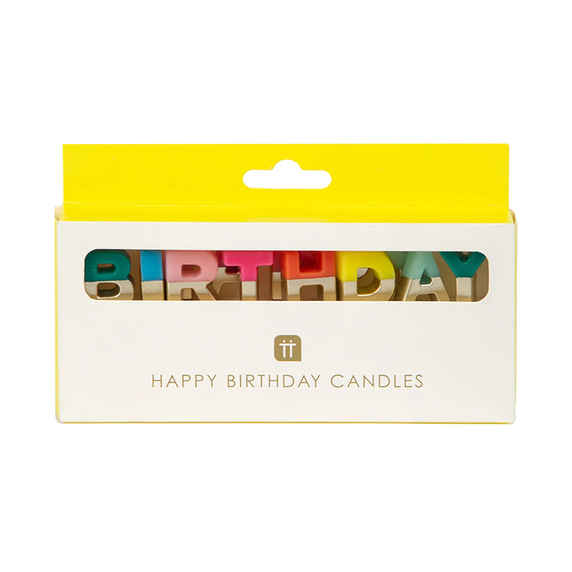 Talking Tables Birthday Brights Rainbow Happy Birthday Candles