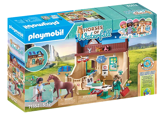 Playmobil Horses of Waterfall Riding Therapy and Veterinary Practice