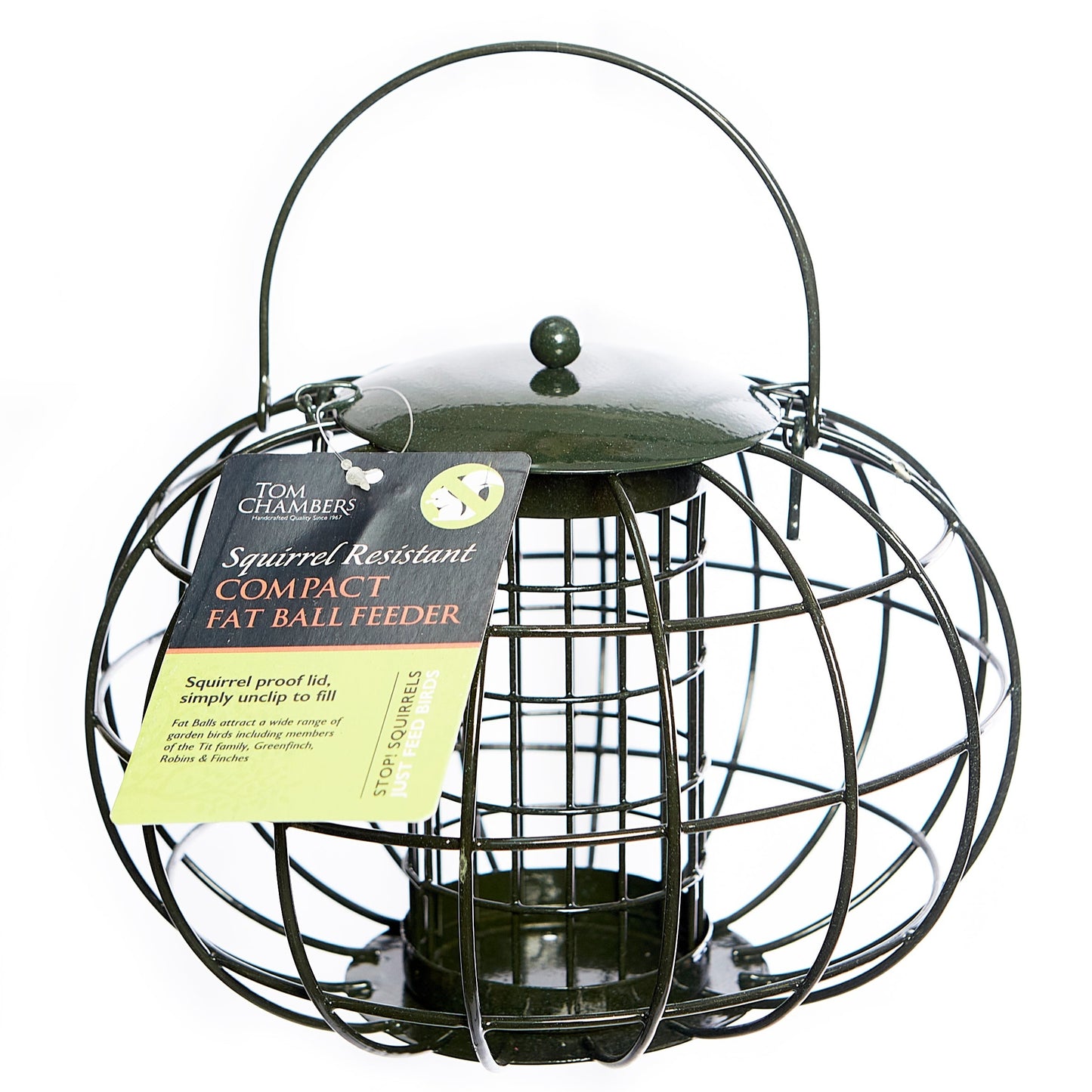 Tom Chambers Compact Squirrel Resistant Fat Ball Feeder