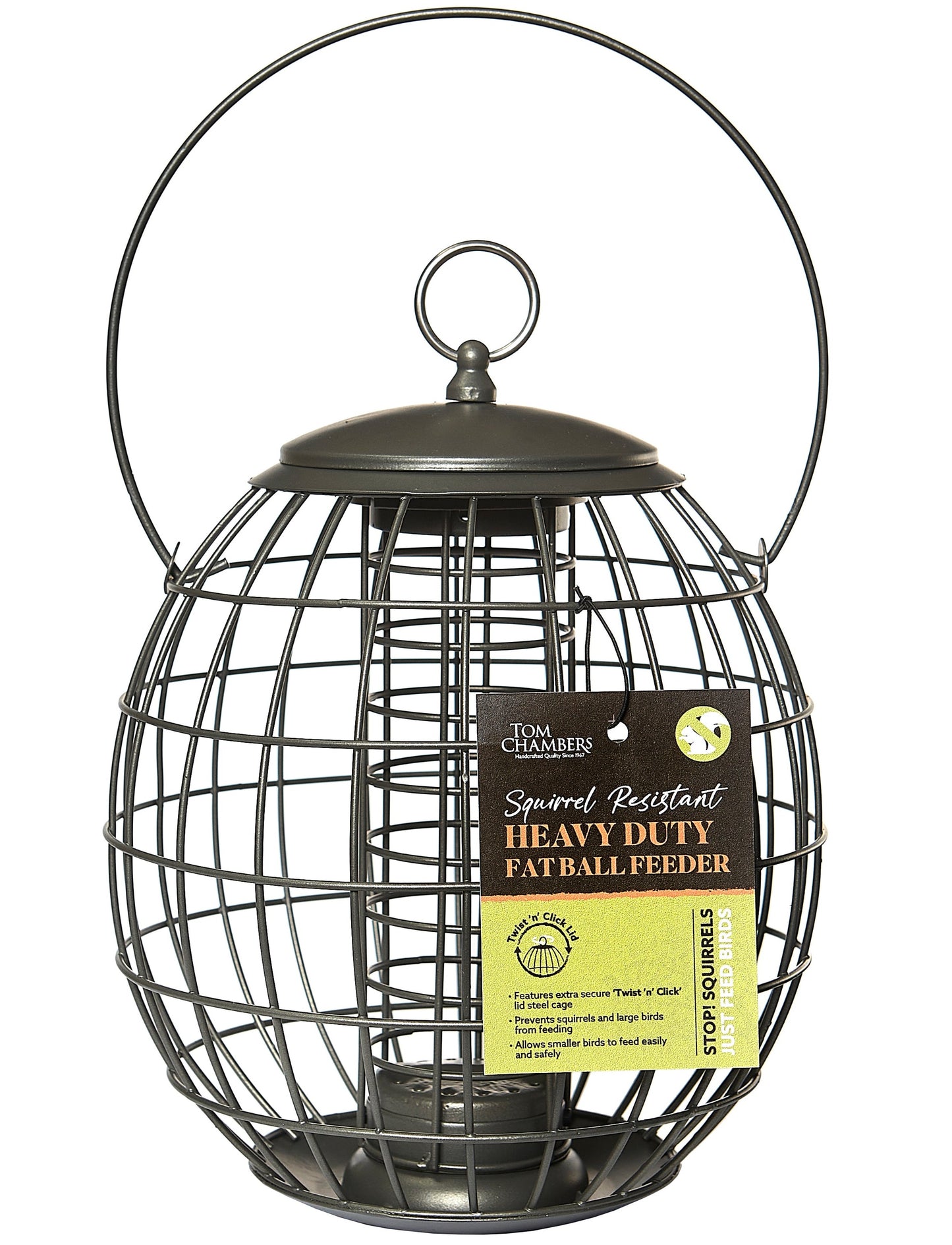 Tom Chambers Squirrel Resistant Fat Ball Feeder Heavy Duty