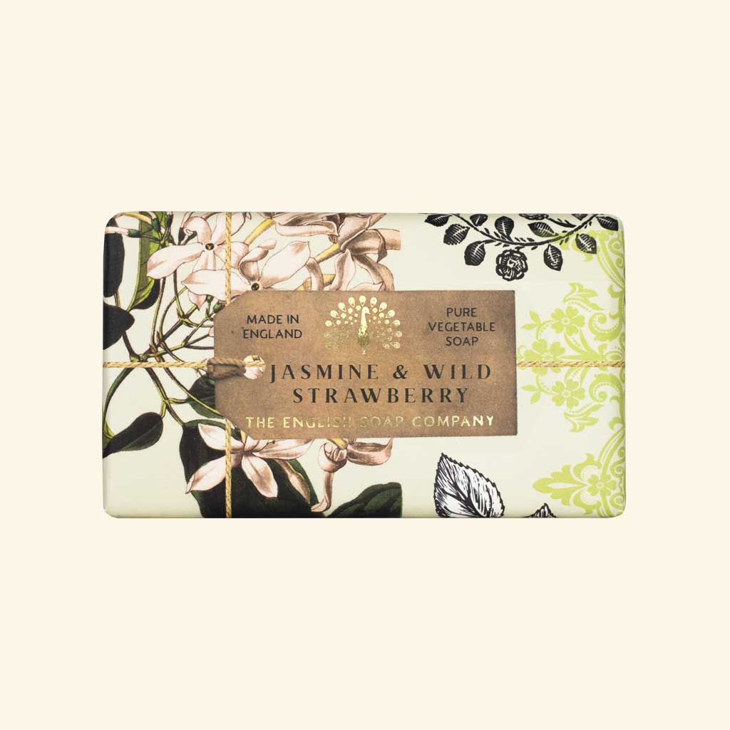 English Soap Company Anniversary Jasmine & Wild Strawberry Soap