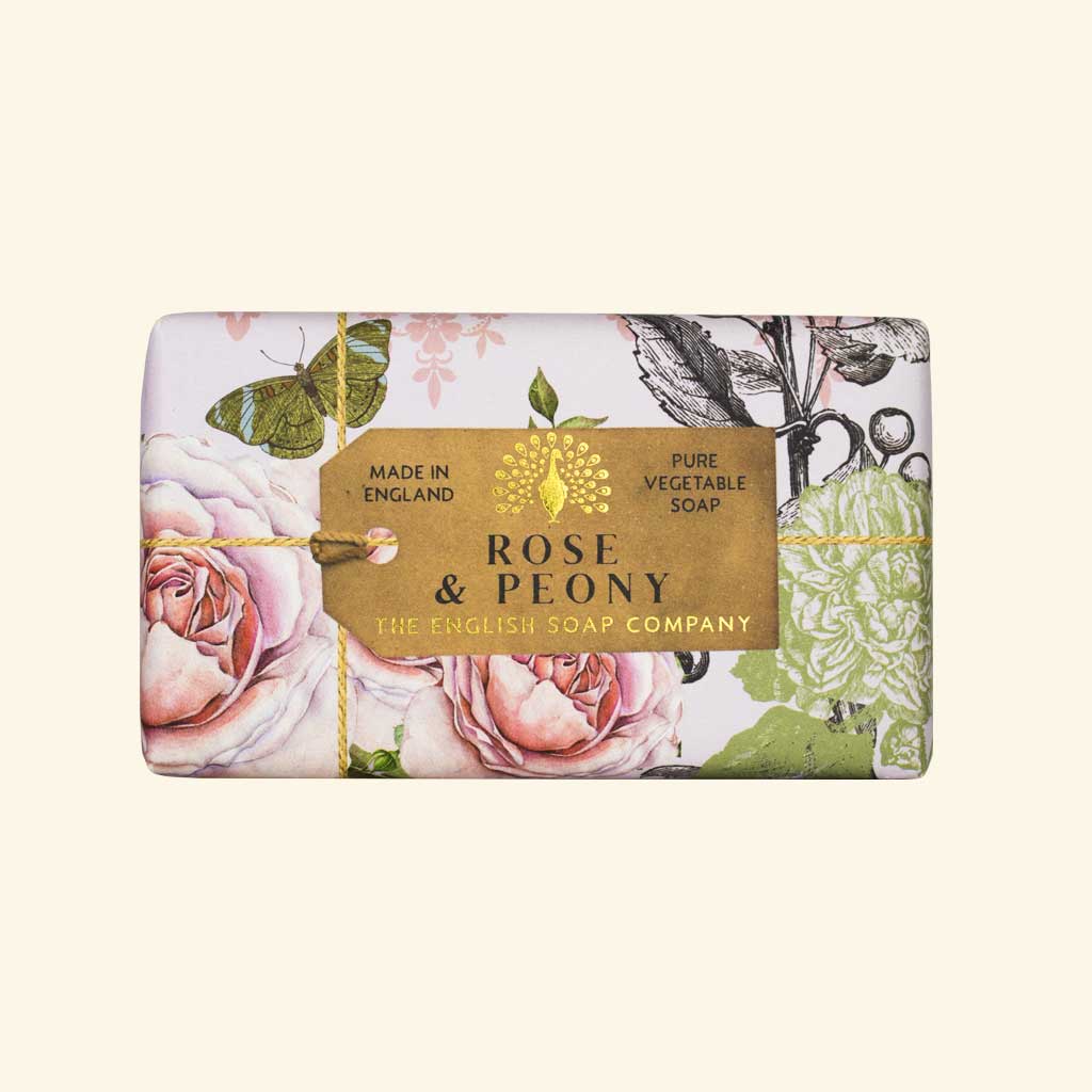 English Soap Company Anniversary Rose & Peony Soap Bar