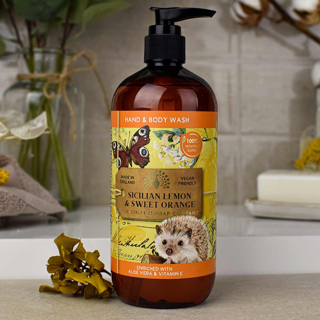 English Soap Company Anniversary Sicilian Lemon & Sweet Orange Hand & Body Wash