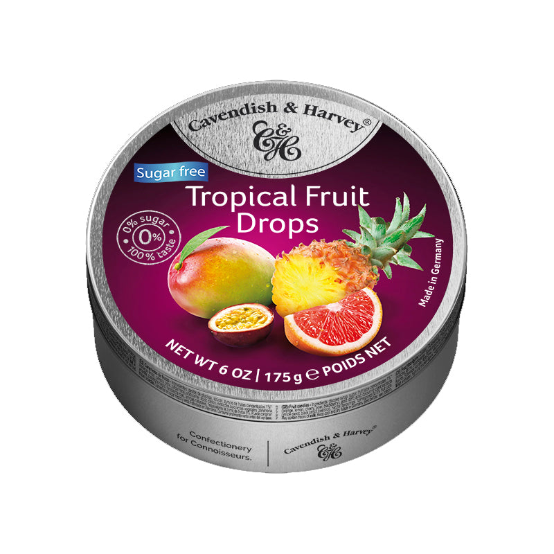 Cavendish & Harvey Sugar Free Tropical Fruit Drops