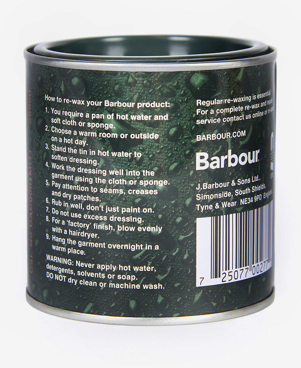 Barbour thornproof wax sale