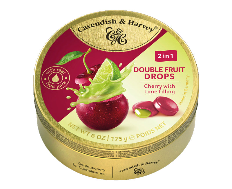 Cavendish & Harvey Double Fruit Drops – Cherry & Lime