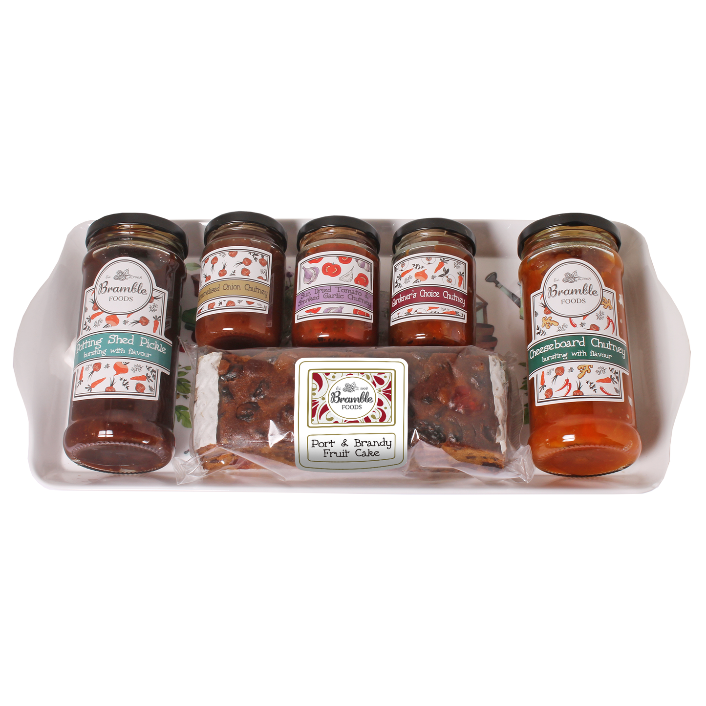 Bramble Foods Chutney Tea Tray Gift Pack