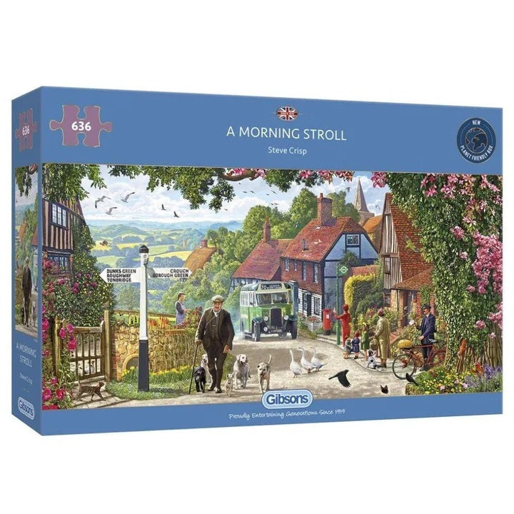 Gibsons A Morning Stroll 636 Piece Jigsaw Puzzle