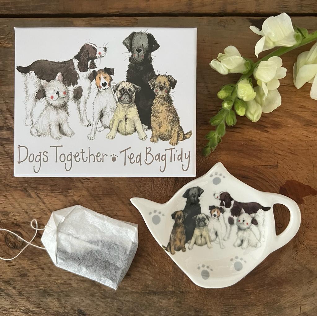 Alex Clark Delightful Dogs Teabag Tidy