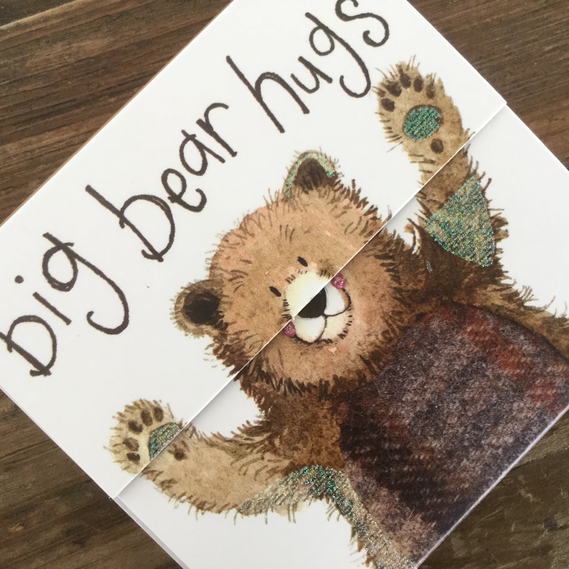 Alex Clark Bear Hugs Mini Magnetic Notepad