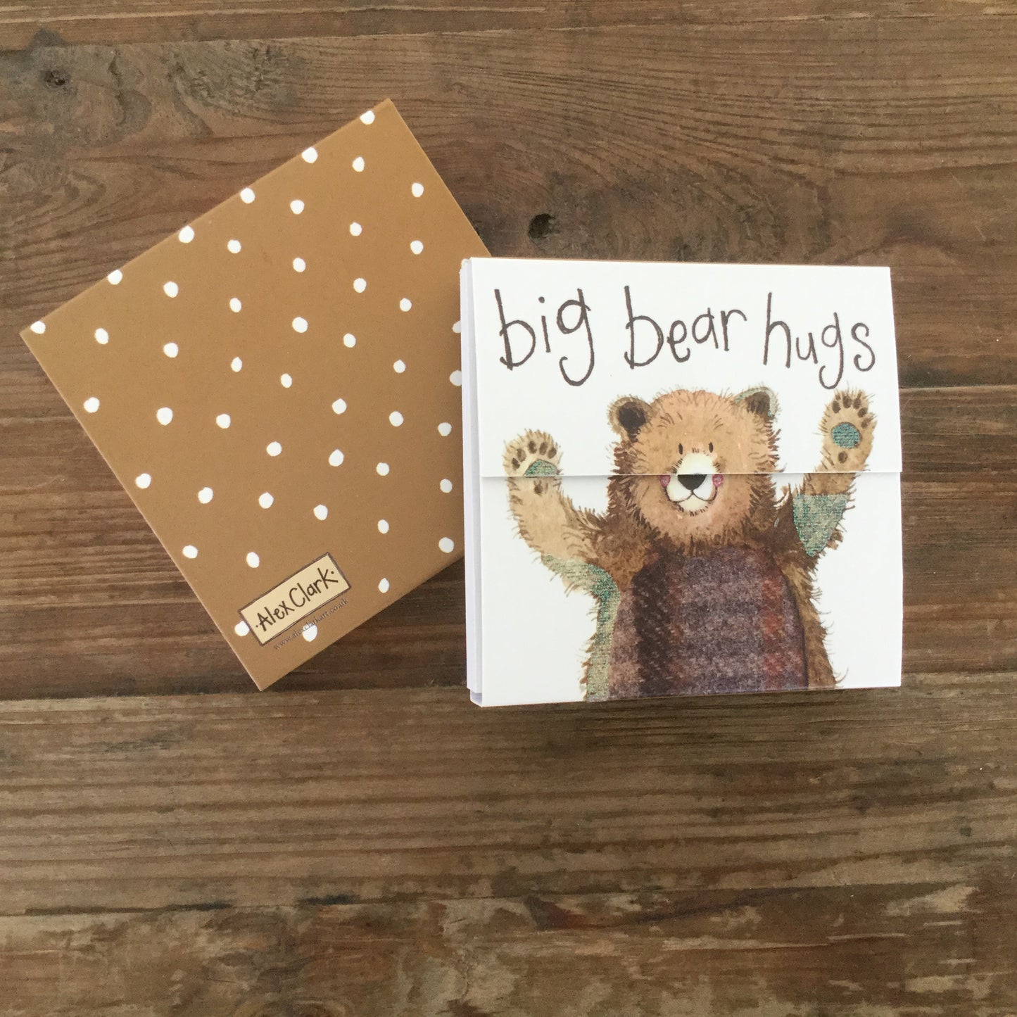 Alex Clark Bear Hugs Mini Magnetic Notepad