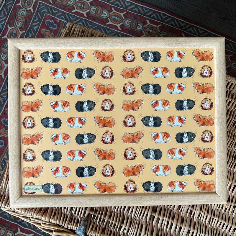 Alex Clark  Guinea Pigs Lap Tray