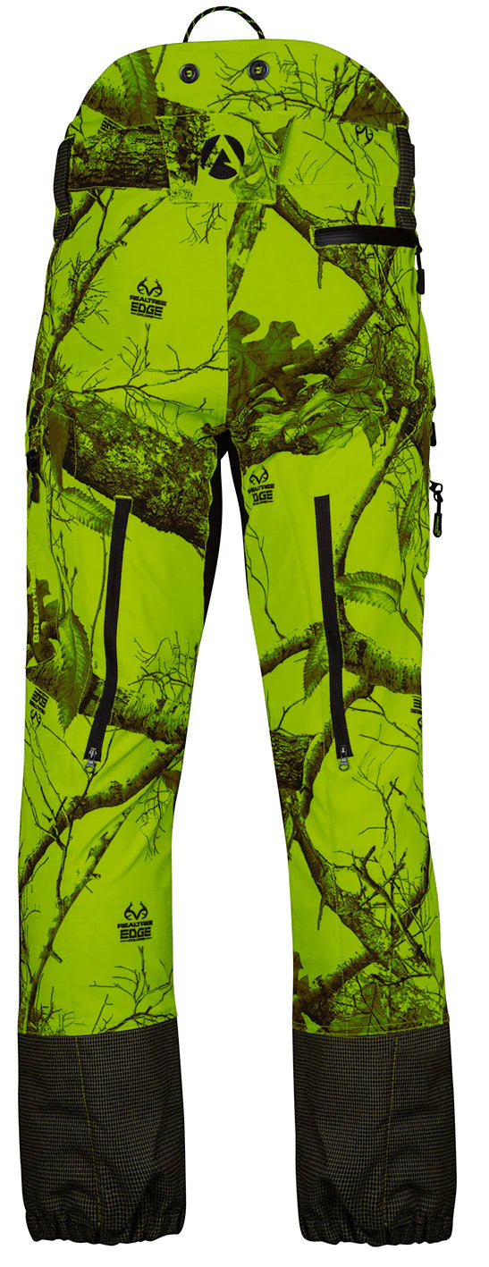 Breatheflex Pro Chainsaw Pants Design C Class 1 - Lime | In Stock