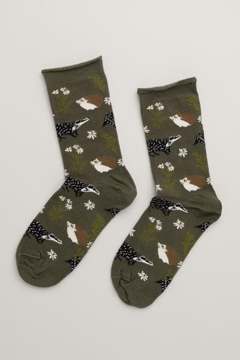 Seasalt Women's Arty Organic Cotton Socks