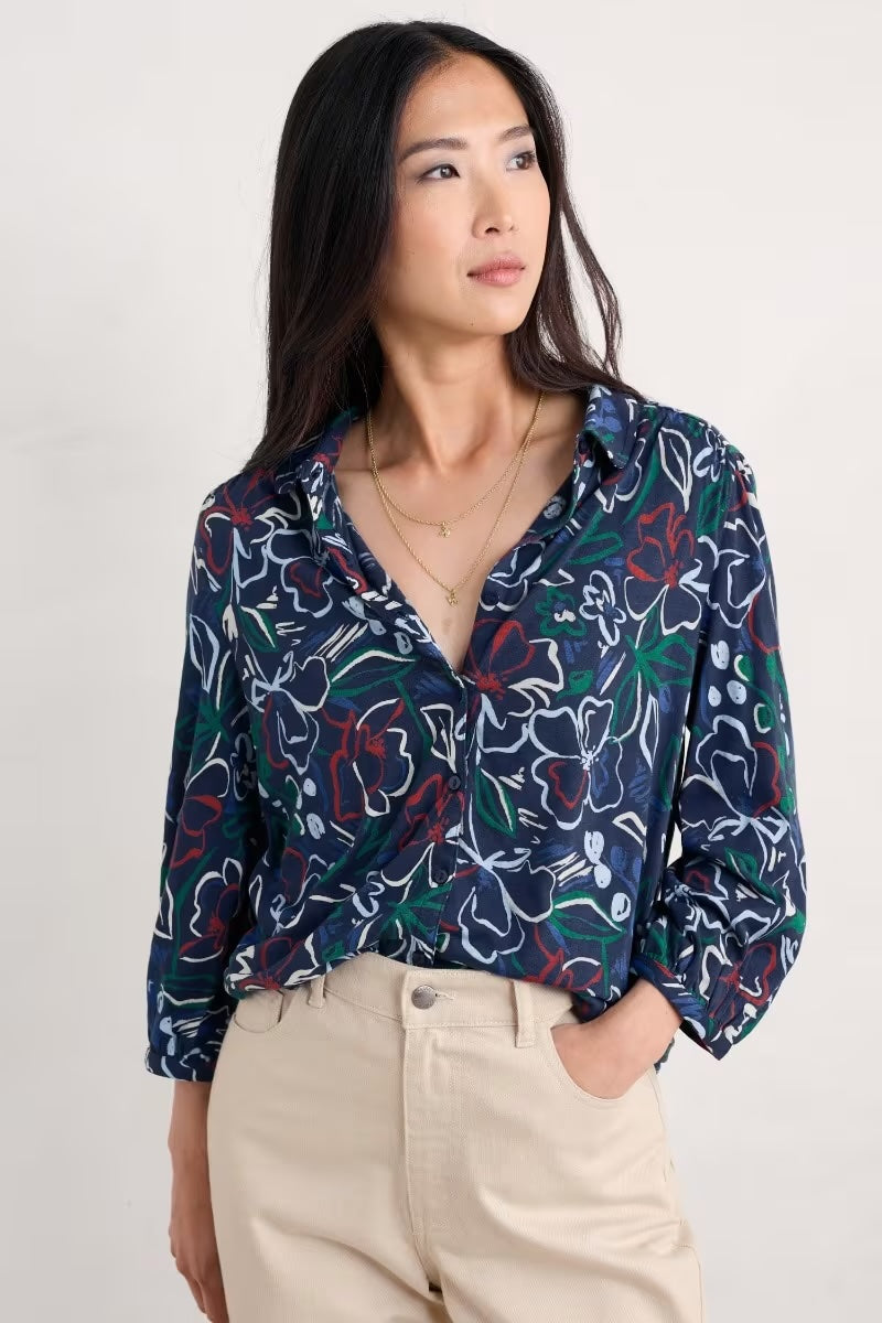 Seasalt Embrace 3/4 Sleeve Shirt