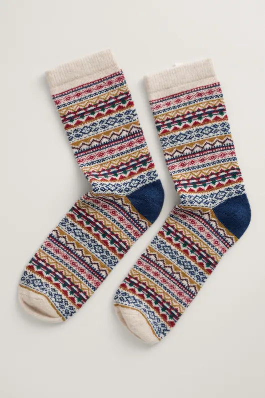 Seasalt Fair Isle Socks