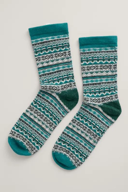 Seasalt Fair Isle Socks