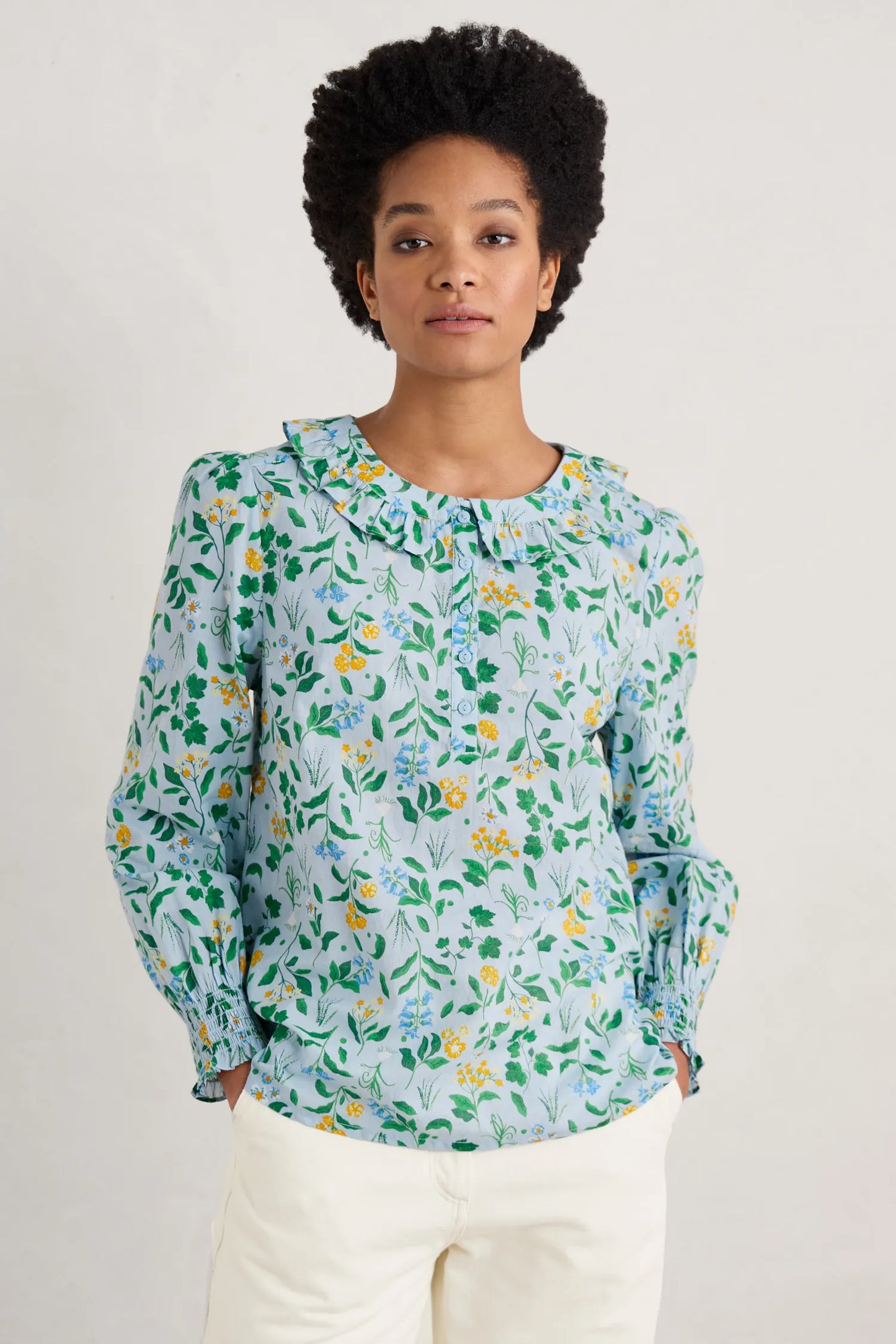 Seasalt Last Leaf Printed Organic Cotton Top – Sam Turner & Sons