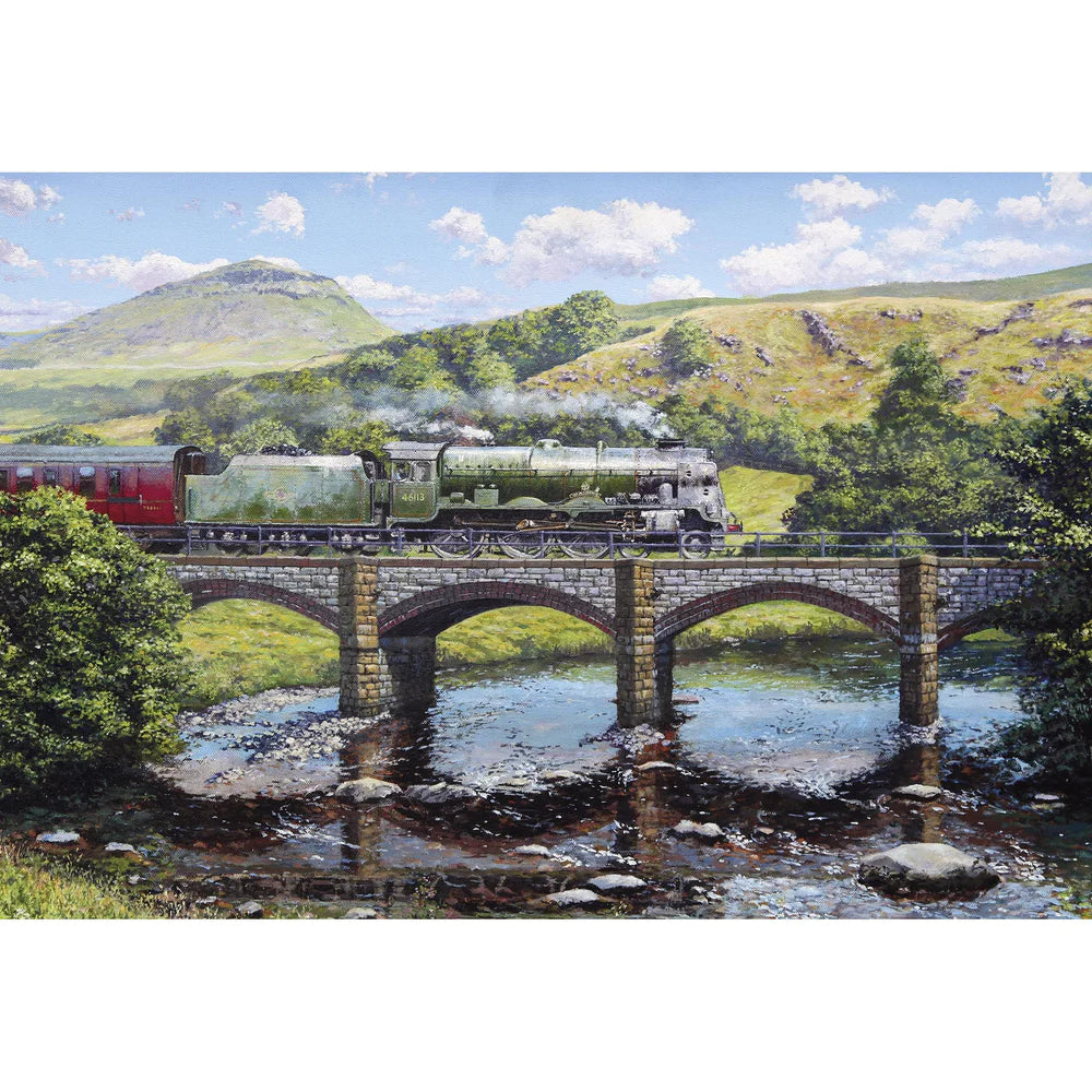 Gibsons Crossing the Ribble 500 Piece Jigsaw Puzzle