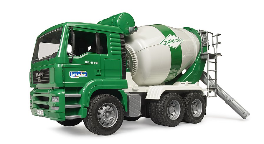 Bruder MAN TGA Cement Mixer Truck Rapid Mix