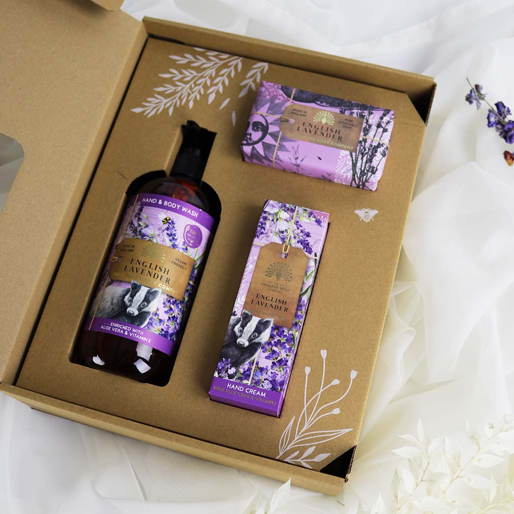 English Soap Company Anniversary Hand & Body Gift Set English Lavender