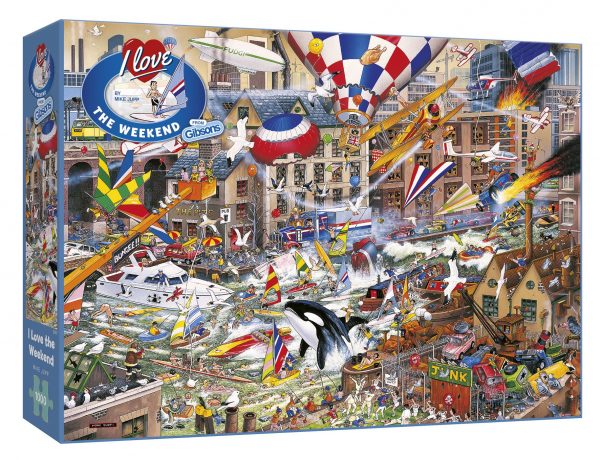 Gibsons I Love The Weekend 1000 Piece Jigsaw Puzzle