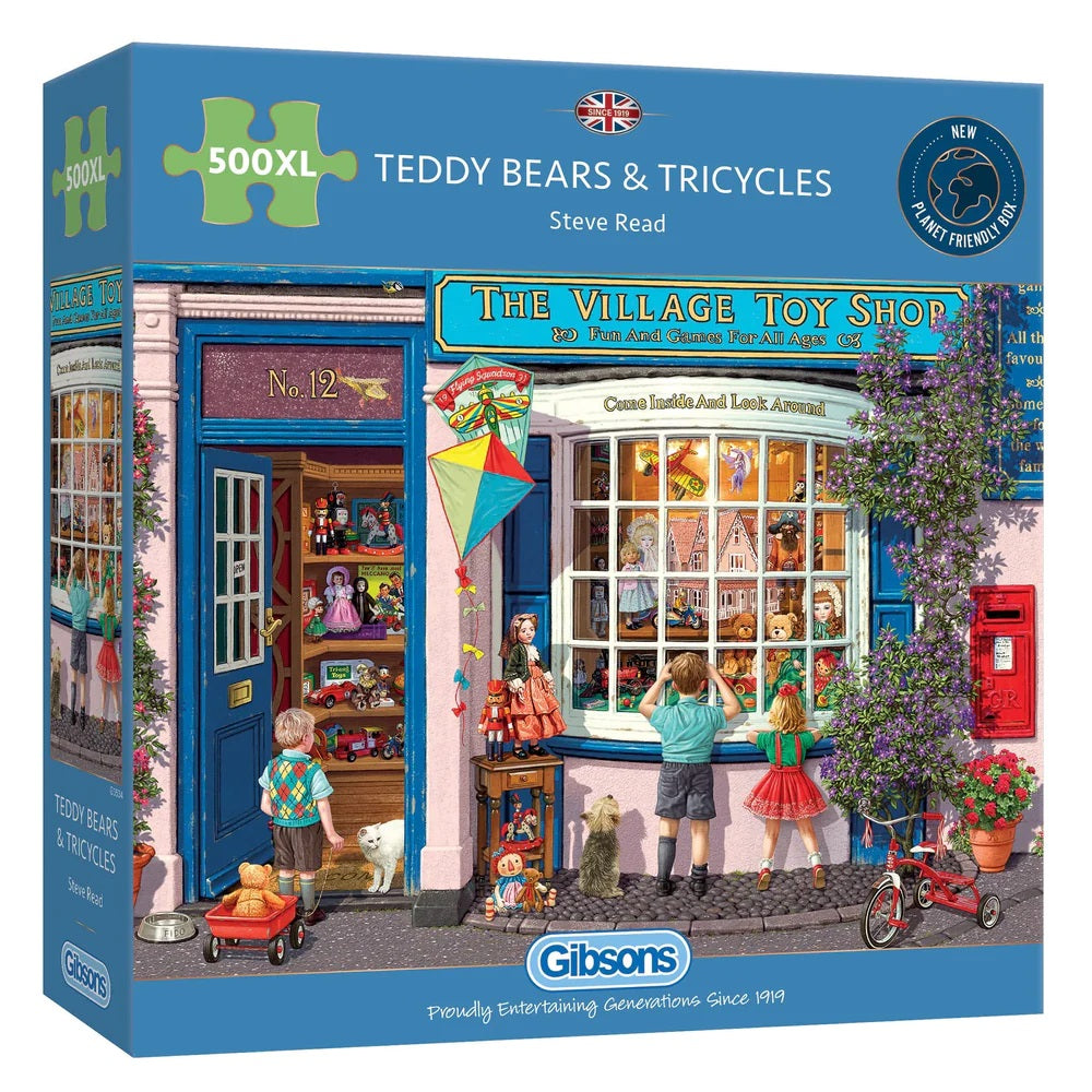 Gibsons Teddy Bears & Tricycles 500 XL Piece Jigsaw Puzzle