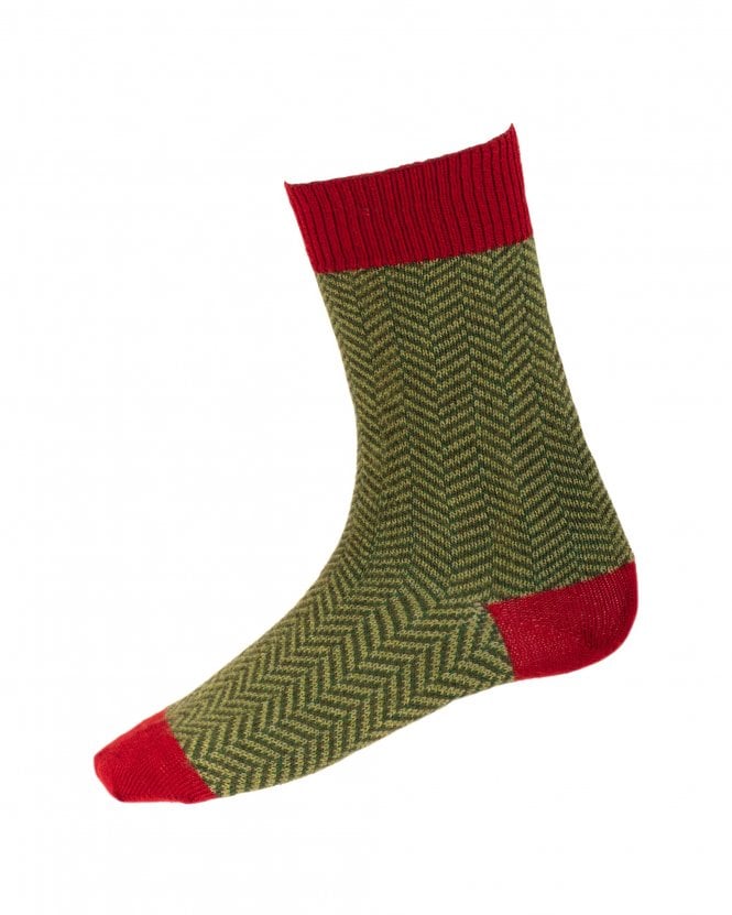 House of Cheviot Houndstooth Casual Socks