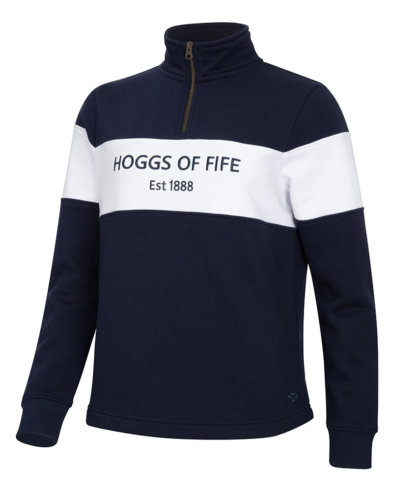 Hoggs Womens Dumfries 1888 1/4 Zip Sweatshirt