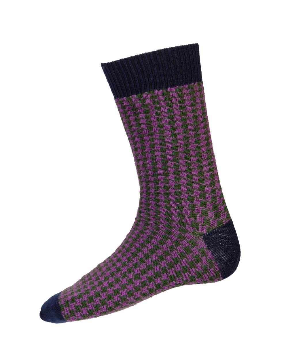 House of Cheviot Houndstooth Casual Socks