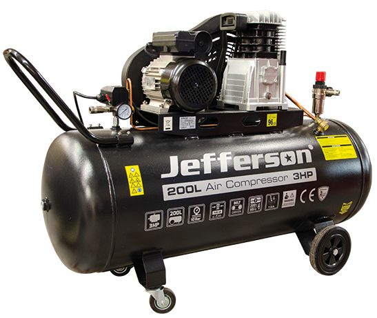 Jefferson 200 Litre 3HP 10 Bar Compressor