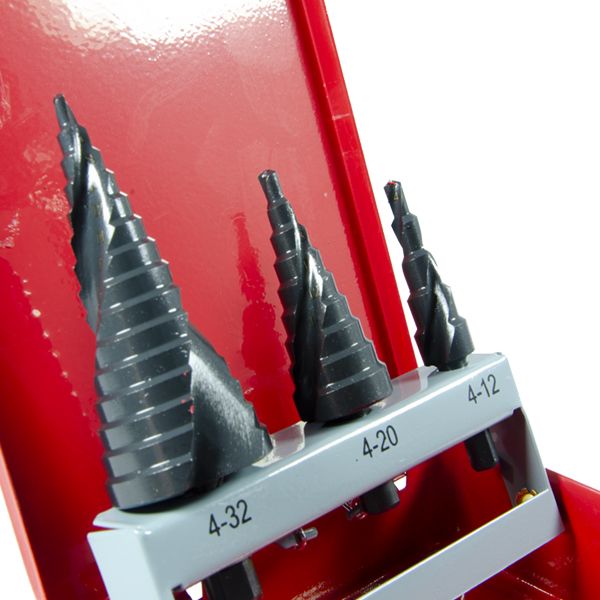 Jefferson 3 Piece M2 Step Drill Set