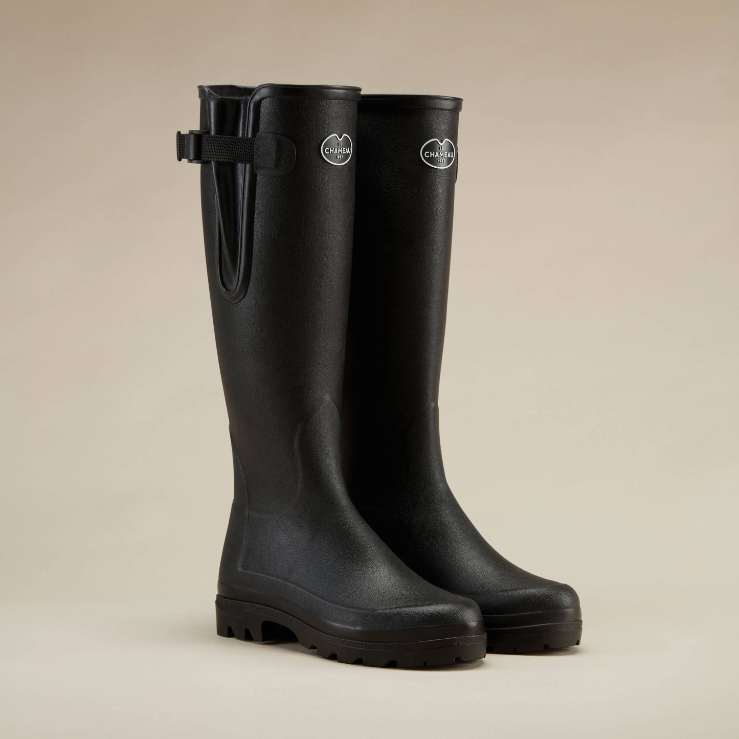 Le Chameau Vierzonord Black Neoprene-Lined Boots