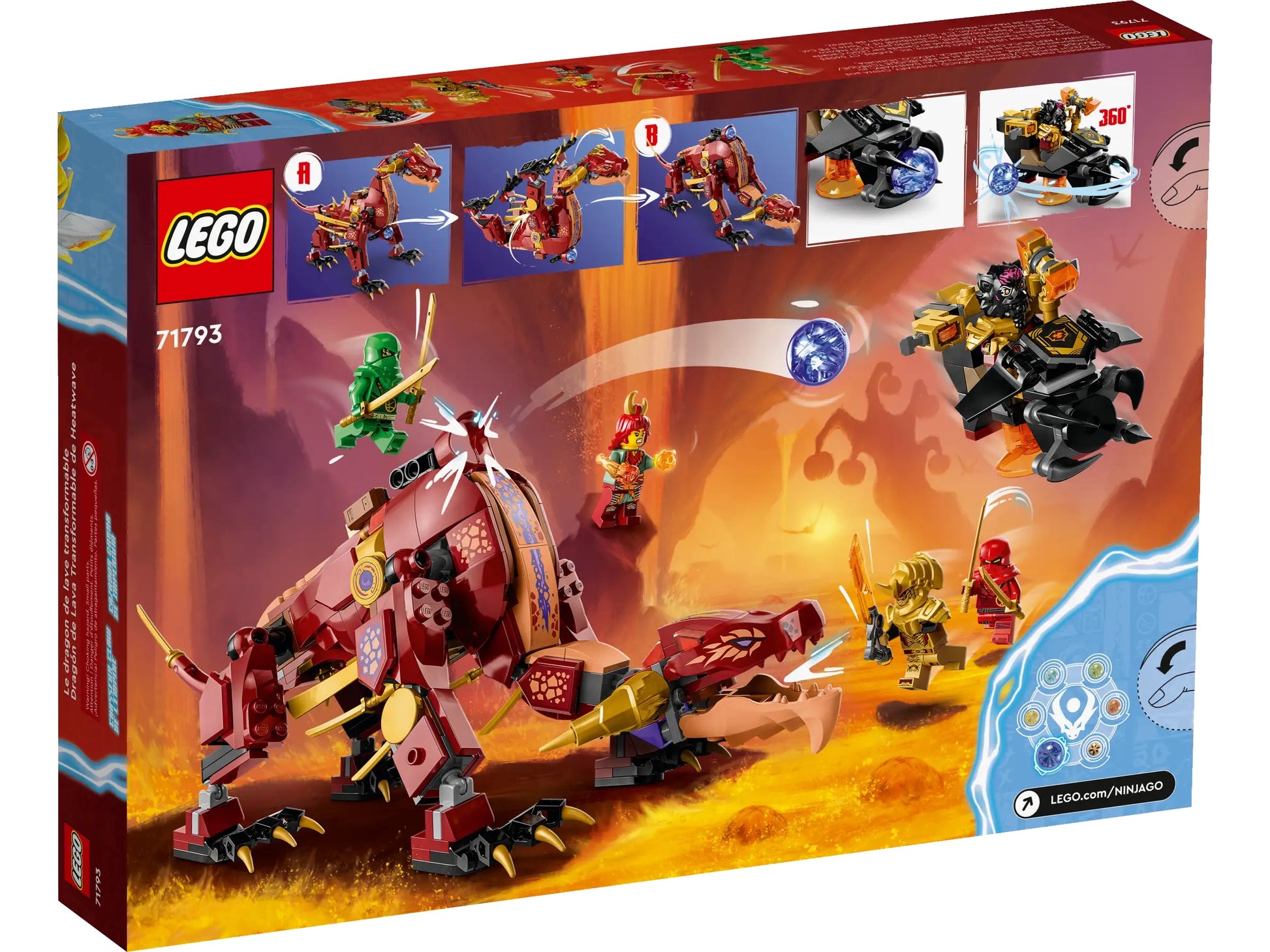 Lego Ninjago Heatwave Transforming Lava Dragon