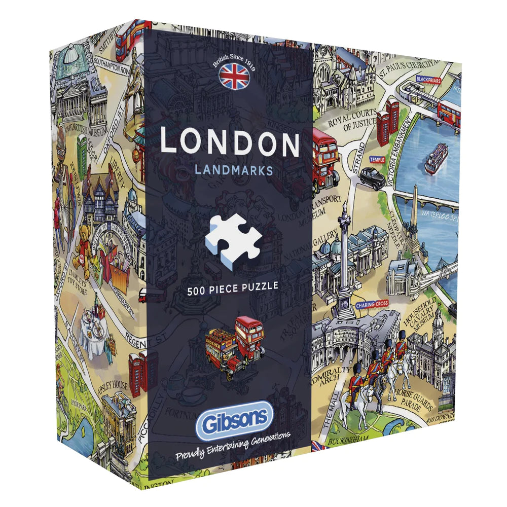 Gibsons London Landmarks 500 Piece Jigsaw Puzzle