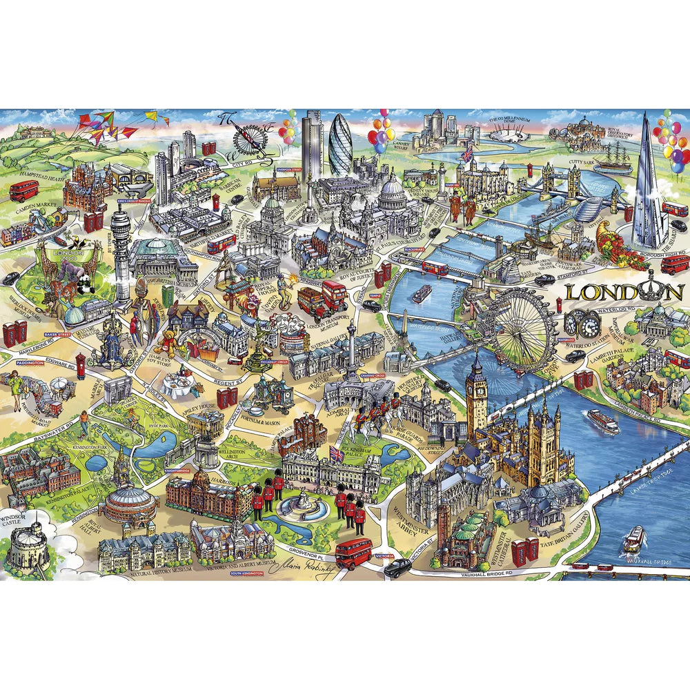 Gibsons London Landmarks 500 Piece Jigsaw Puzzle