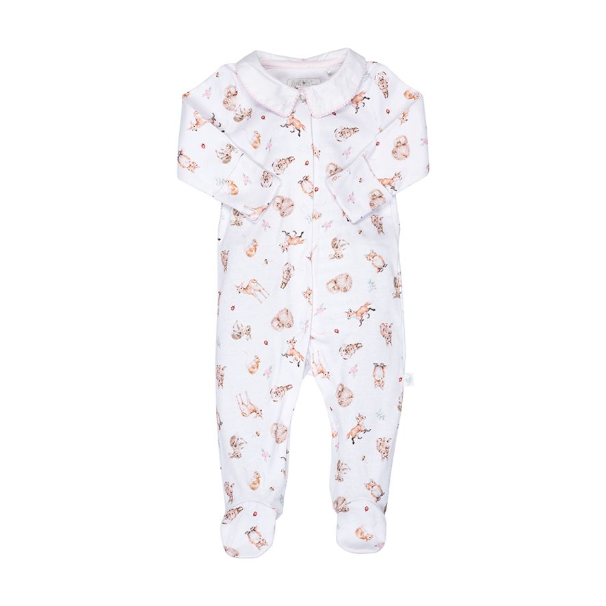 Wrendale Patterned Babygrow