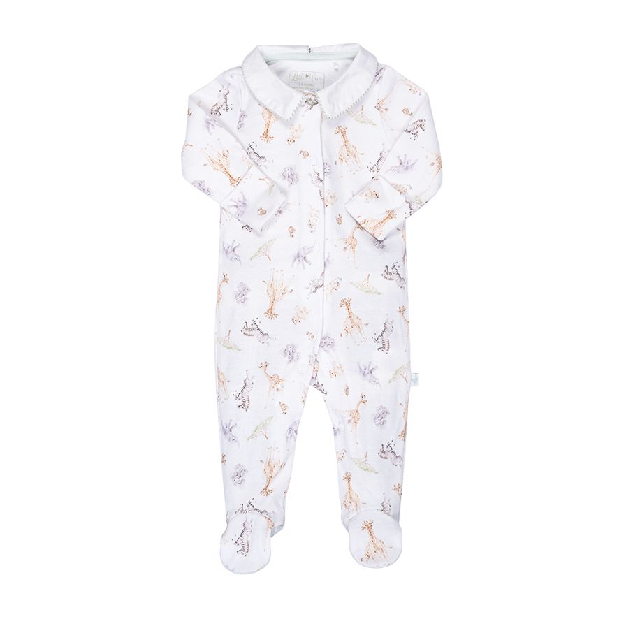 Wrendale Patterned Babygrow