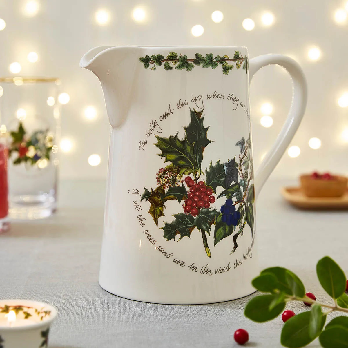 Portmeirion Holly and the Ivy Bella Jug – Sam Turner & Sons