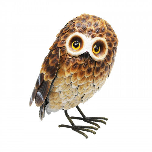 Primus Woodland Small Metal Standing Brown Owl