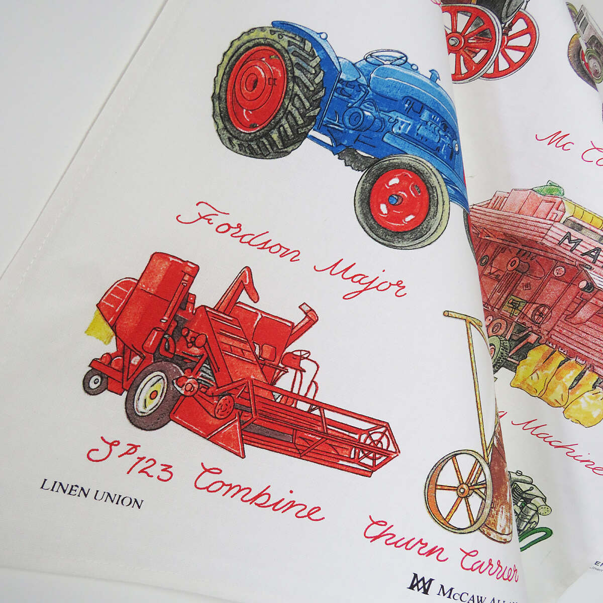 Samuel Lamont Farmyard Machinery Tea Towel