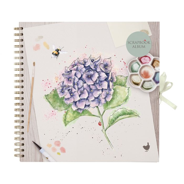 Wrendale Hydrangea Bee Scrapbook Album