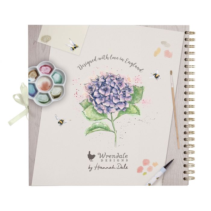 Wrendale Hydrangea Bee Scrapbook Album