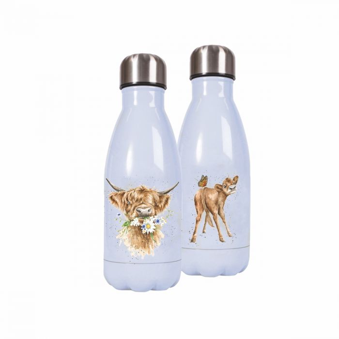 Wrendale Daisy Coo Cow Small Water Bottle