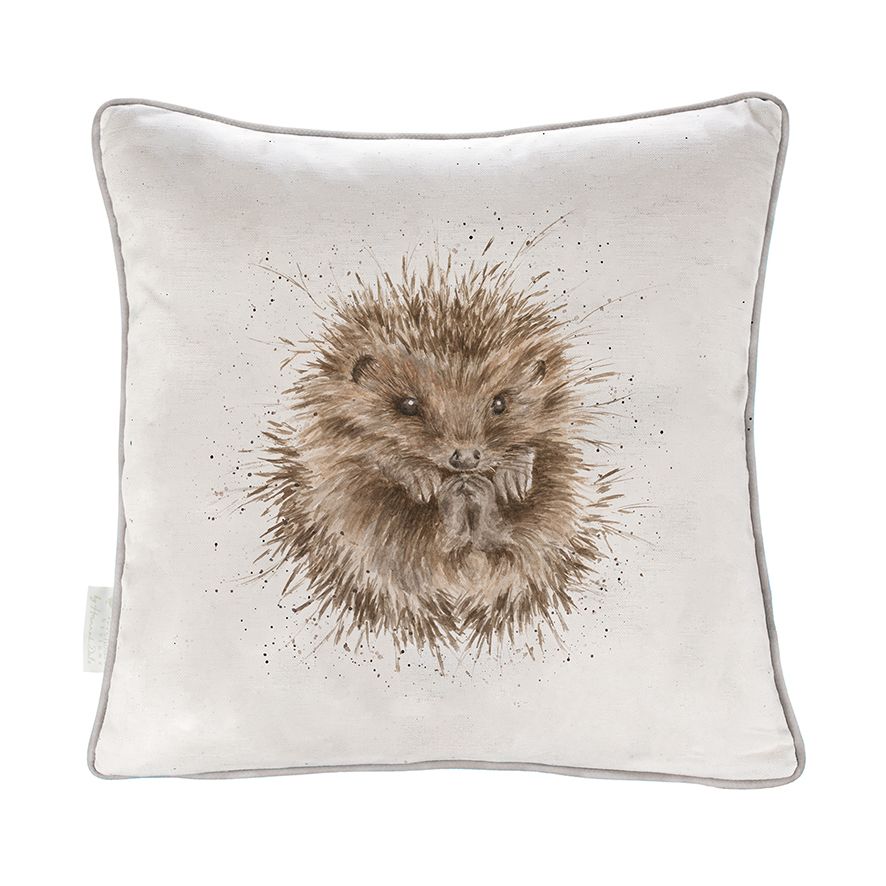 Wrendale 'Awakening' Hedgehog Square Cushion