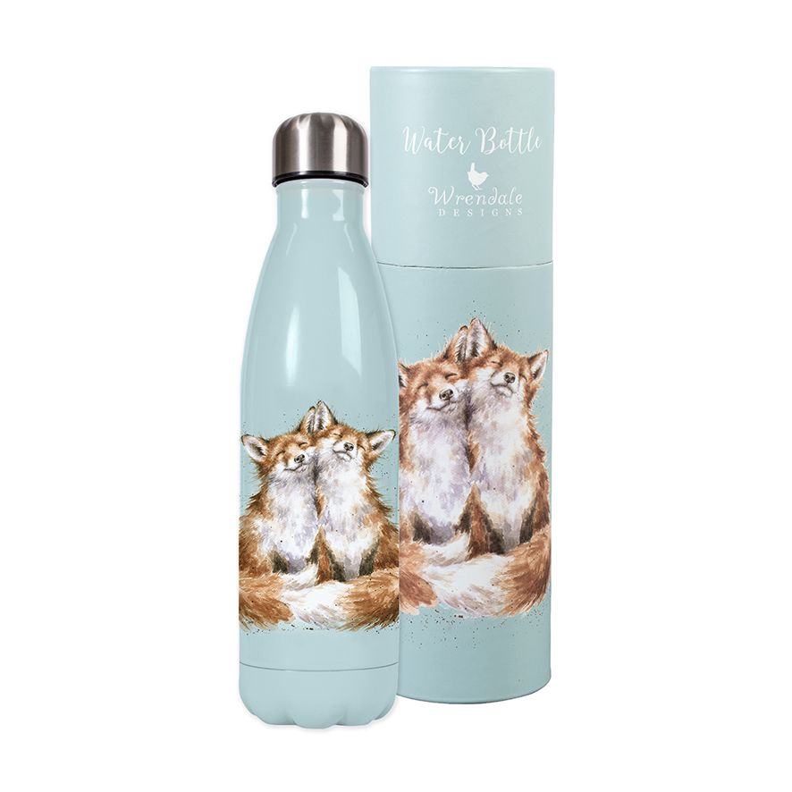 Wrendale Contentment Fox Water Bottle