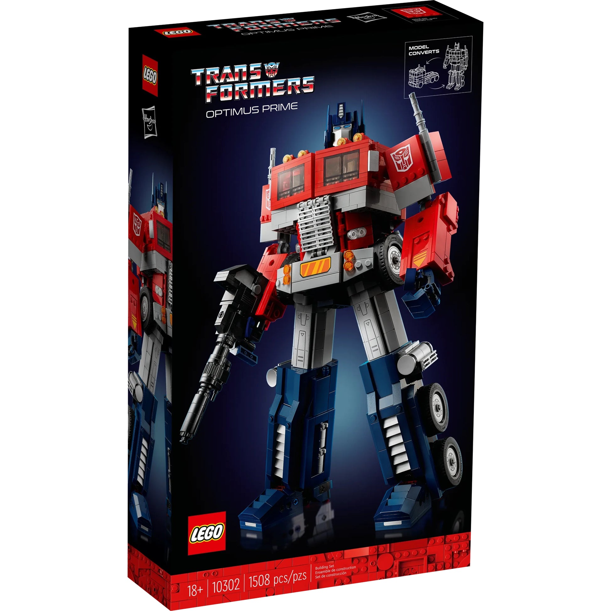 Lego Icons Optimus Prime Transformer 10302